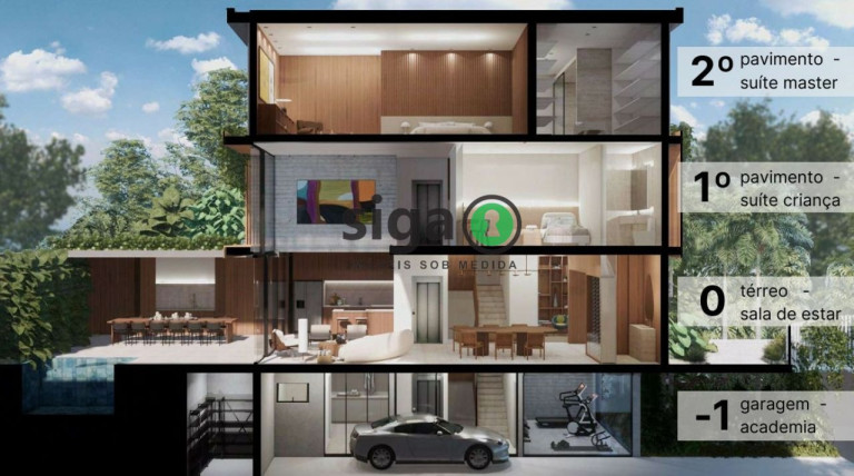 Imagem Casa com 4 Quartos à Venda, 384 m² em Brooklin Paulista - São Paulo