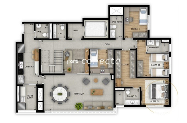 Imagem Cobertura com 4 Quartos à Venda, 261 m² em Tatuapé - São Paulo Imagem Cobertura com 4 Quartos à Venda, 261 m² em Tatuapé - São Paulo