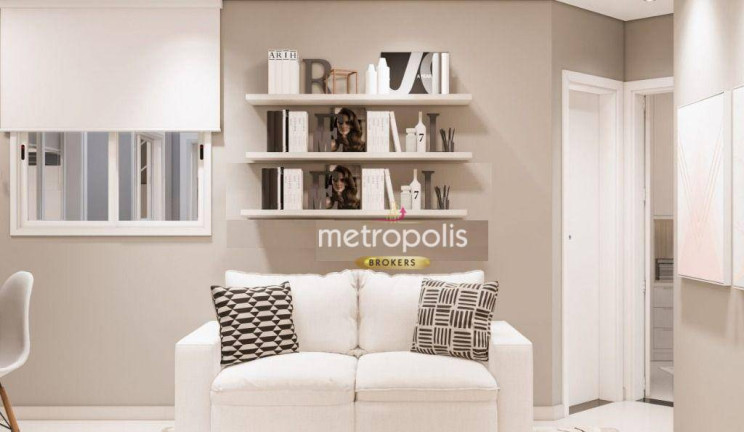 Imagem Apartamento com 2 Quartos à Venda, 43 m² em Campestre - Santo André