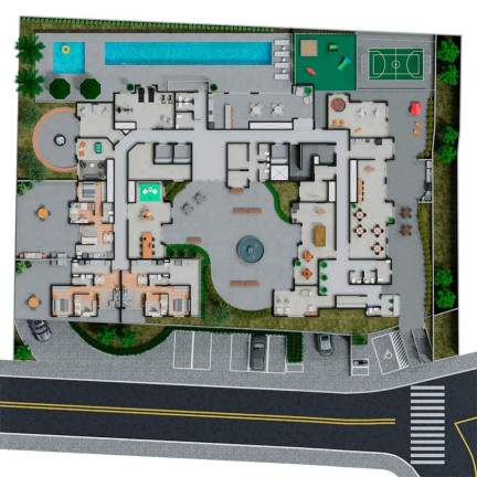 Imagem Imóvel com 2 Quartos à Venda, 48 m² em Vila Bela Vista - Santo André