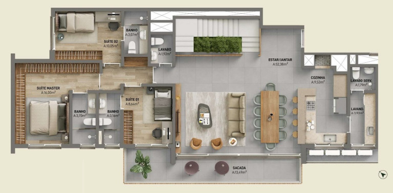 Imagem Apartamento com 3 Quartos à Venda, 155 m² em Petrópolis - Porto Alegre