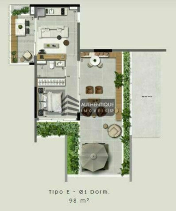 Imagem Cobertura com 1 Quarto à Venda, 98 m² em Pinheiros - São Paulo Imagem Cobertura com 1 Quarto à Venda, 98 m² em Pinheiros - São Paulo