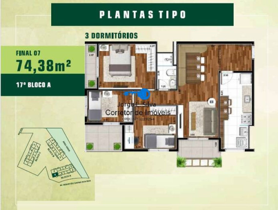 Imagem Apartamento com 1 Quarto à Venda, 49 m² em Jardim Tupanci - Barueri