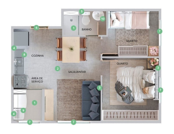 Imagem Imóvel com 2 Quartos à Venda, 35 m² em Vila Liviero - São Paulo