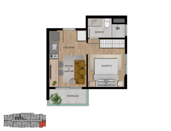 Imagem Apartamento com 2 Quartos à Venda, 47 m² em Vila Sônia - São Paulo Imagem Apartamento com 2 Quartos à Venda, 47 m² em Vila Sônia - São Paulo