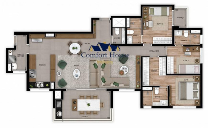 Imagem Apartamento com 4 Quartos à Venda, 128 m² em Vila Gilda - Santo André Imagem Apartamento com 4 Quartos à Venda, 128 m² em Vila Gilda - Santo André