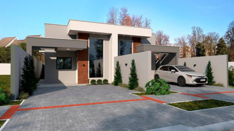 Imagem Casa com 3 Quartos à Venda, 89 m² em Periolo - Cascavel