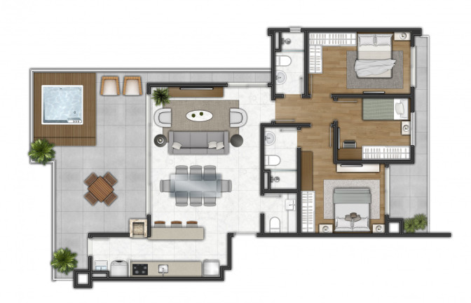 Imagem Apartamento com 2 Quartos à Venda, 67 m² em Nossa Senhora De Fátima - Taquara Imagem Apartamento com 2 Quartos à Venda, 67 m² em Nossa Senhora De Fátima - Taquara