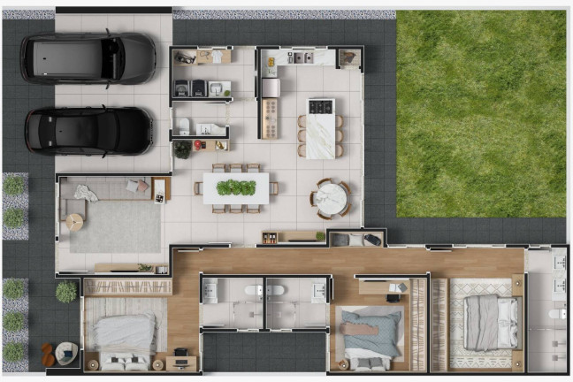 Imagem Casa com 3 Quartos à Venda, 180 m² em Recanto Tropical - Cascavel Imagem Casa com 3 Quartos à Venda, 180 m² em Recanto Tropical - Cascavel