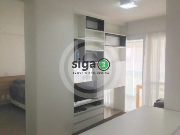 Imagem Apartamento com 1 Quarto para Alugar, 50 m² em Brooklin - São Paulo Imagem Apartamento com 1 Quarto para Alugar, 50 m² em Brooklin - São Paulo