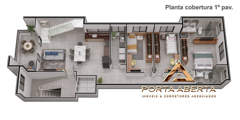 Imagem Apartamento com 3 Quartos à Venda, 110 m² em Iguaçu - Ipatinga