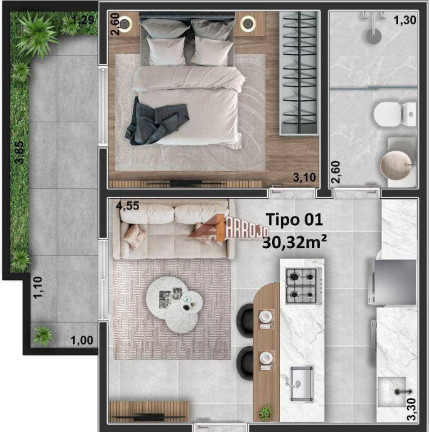 Imagem Apartamento com 1 Quarto à Venda, 30 m² em Vila Esperança - São Paulo Imagem Apartamento com 1 Quarto à Venda, 30 m² em Vila Esperança - São Paulo