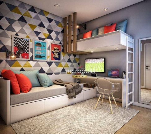 Imagem Apartamento com 2 Quartos à Venda, 43 m² em Vila Sacadura Cabral - Santo André Imagem Apartamento com 2 Quartos à Venda, 43 m² em Vila Sacadura Cabral - Santo André