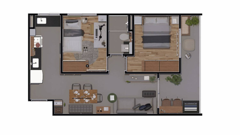 Imagem Apartamento com 2 Quartos à Venda, 50 m² em Moóca - São Paulo