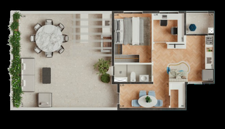 Imagem Apartamento com 1 Quarto à Venda, 41 m² em Conceição - São Paulo Imagem Apartamento com 1 Quarto à Venda, 41 m² em Conceição - São Paulo