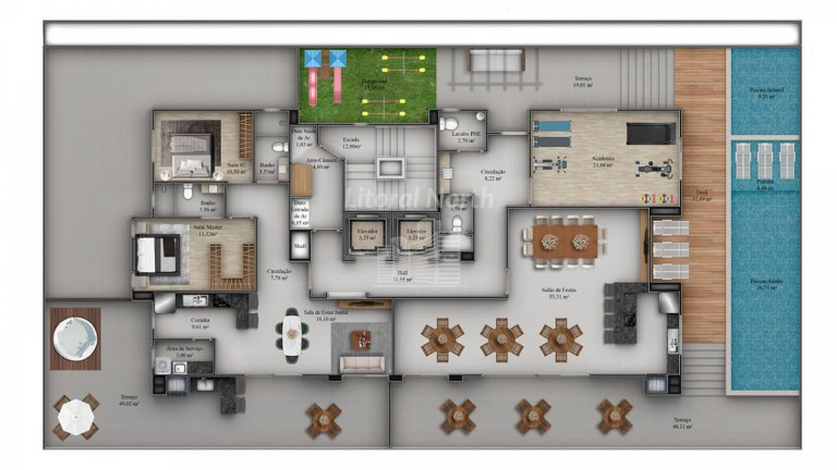 Imagem Apartamento com 3 Quartos à Venda, 118 m² em Centro - Itajaí Imagem Apartamento com 3 Quartos à Venda, 118 m² em Centro - Itajaí
