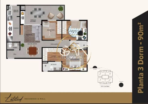 Imagem Apartamento com 3 Quartos à Venda, 90 m² em Urbanova - São José Dos Campos Imagem Apartamento com 3 Quartos à Venda, 90 m² em Urbanova - São José Dos Campos