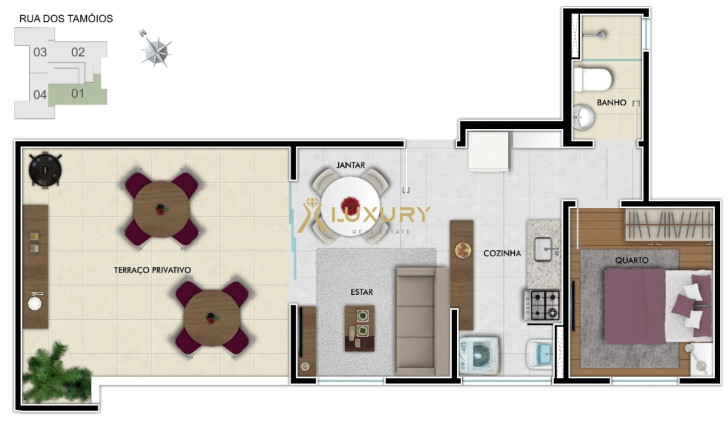 Imagem Imóvel com 2 Quartos à Venda, 35 m² em Centro - Belo Horizonte