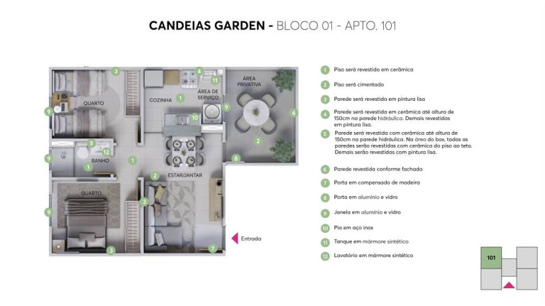 Imagem Apartamento com 2 Quartos à Venda, 40 m² Imagem Apartamento com 2 Quartos à Venda, 40 m²