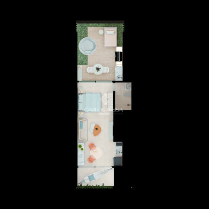 Imagem Apartamento com 1 Quarto à Venda, 52 m² em Praia Dos Carneiros - Tamandaré
