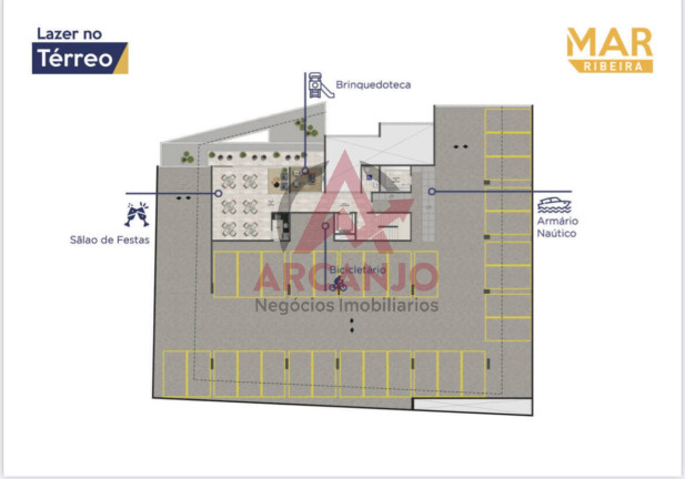Imagem Apartamento com 1 Quarto à Venda, 35 m² em Saco Da Ribeira - Ubatuba