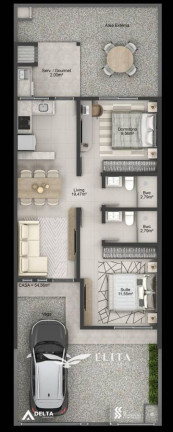 Imagem Casa com 2 Quartos à Venda, 105 m² em Itajuba - Barra Velha