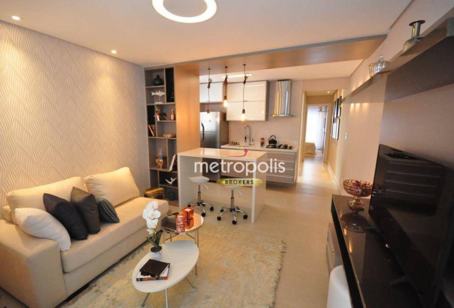 Imagem Apartamento com 2 Quartos à Venda, 53 m² em Jardim - Santo André
