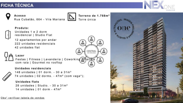 Imagem Apartamento com 1 Quarto à Venda, 47 m² em Vila Mariana - São Paulo