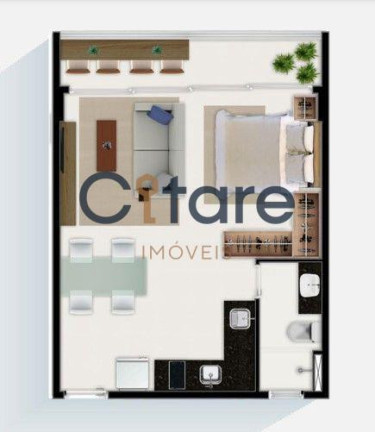 Imagem Apartamento com 1 Quarto à Venda,  em Aldeota - Fortaleza