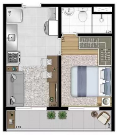 Imagem Apartamento com 1 Quarto à Venda, 36 m² em Casa Verde - São Paulo Imagem Apartamento com 1 Quarto à Venda, 36 m² em Casa Verde - São Paulo