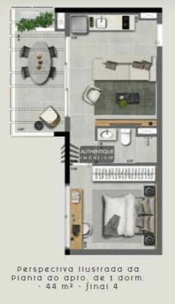 Imagem Apartamento com 1 Quarto à Venda, 41 m² em Pinheiros - São Paulo Imagem Apartamento com 1 Quarto à Venda, 41 m² em Pinheiros - São Paulo