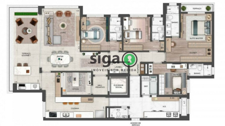 Imagem Apartamento com 4 Quartos à Venda, 220 m² em Vila Romana - São Paulo Imagem Apartamento com 4 Quartos à Venda, 220 m² em Vila Romana - São Paulo