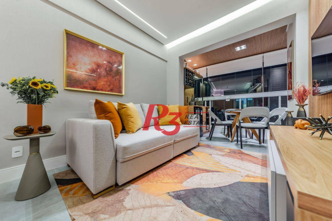 Apartamento com 2 Quartos à Venda, 67 m² em Campo Grande - Santos