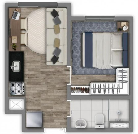 Imagem Imóvel com 2 Quartos à Venda, 33 m² em Vila Prudente - São Paulo