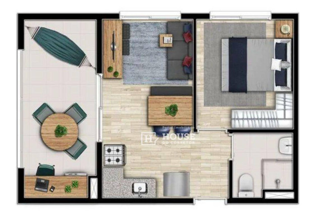 Imagem Apartamento com 1 Quarto à Venda, 37 m² em Vila Buarque - São Paulo