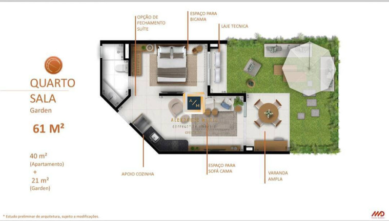 Imagem Apartamento com 1 Quarto à Venda, 30 m² em Cumbuco - Caucaia Imagem Apartamento com 1 Quarto à Venda, 30 m² em Cumbuco - Caucaia