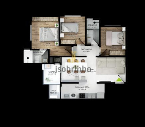 Apartamento com 2 Quartos à Venda, 70 m² em Morretes - Itapema