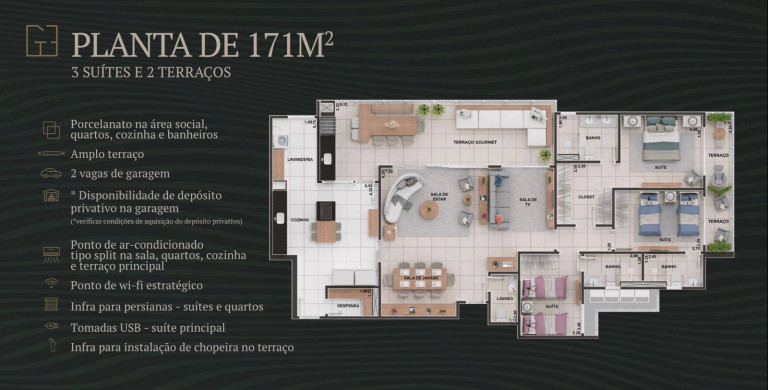 Imagem Apartamento com 2 Quartos à Venda, 98 m² em Ribeirão Do Lipa - Cuiabá Imagem Apartamento com 2 Quartos à Venda, 98 m² em Ribeirão Do Lipa - Cuiabá