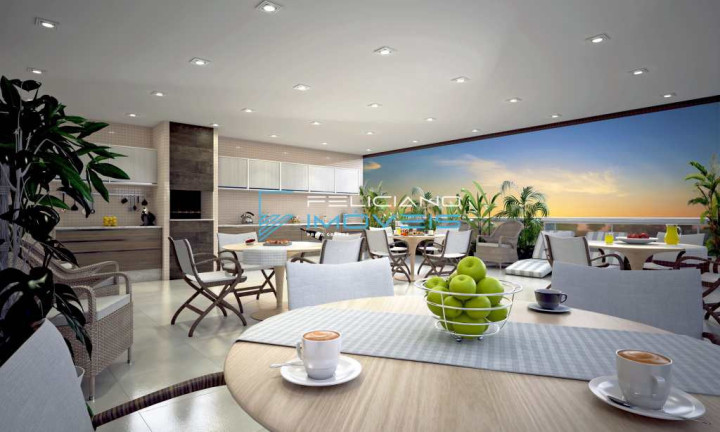 Imagem Apartamento com 2 Quartos à Venda, 67 m² em Guilhermina - Praia Grande