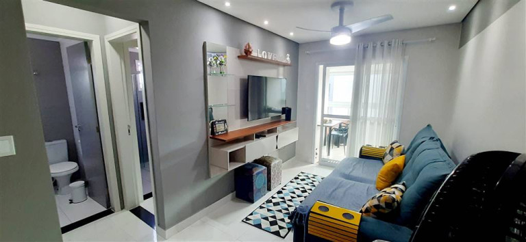 Imagem Apartamento com 2 Quartos à Venda, 81 m² em Guilhermina - Praia Grande