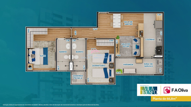 Imagem Apartamento com 2 Quartos à Venda, 66 m² em Primavera - Itupeva