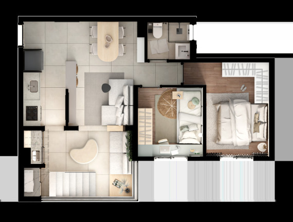 Imagem Apartamento com 2 Quartos à Venda, 92 m² em Vila Prudente - São Paulo