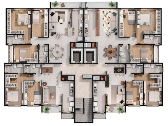 Imagem Apartamento com 2 Quartos à Venda, 62 m² em Salgado Filho - Gravataí