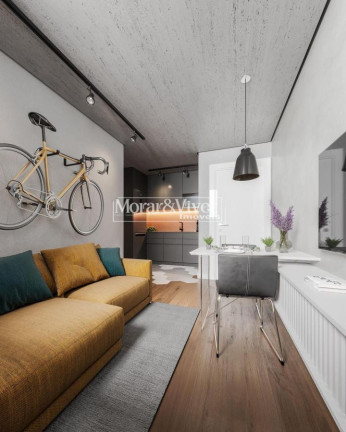 Imagem Imóvel com 1 Quarto à Venda, 28 m² em Centro - Curitiba