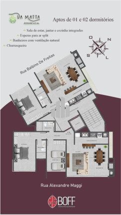 Imagem Apartamento com 2 Quartos à Venda, 28 m² em Centro - Torres Imagem Apartamento com 2 Quartos à Venda, 28 m² em Centro - Torres