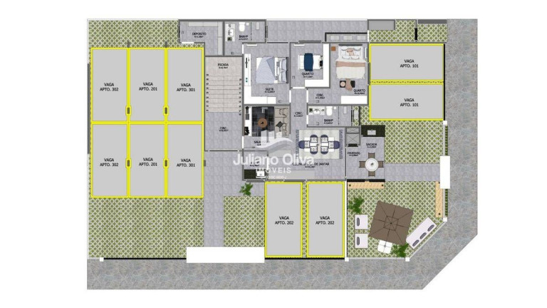 Imagem Apartamento com 3 Quartos à Venda, 9 m² em Centro - Itapoá