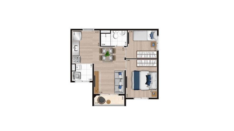 Imagem Apartamento com 2 Quartos à Venda, 45 m² em Jaguaré - São Paulo Imagem Apartamento com 2 Quartos à Venda, 45 m² em Jaguaré - São Paulo