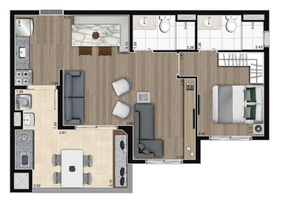 Imagem Apartamento com 2 Quartos à Venda, 56 m² em Vila Maria - São Paulo Imagem Apartamento com 2 Quartos à Venda, 56 m² em Vila Maria - São Paulo