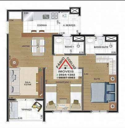 Imagem Apartamento com 2 Quartos à Venda, 56 m² em Morumbi - São Paulo
