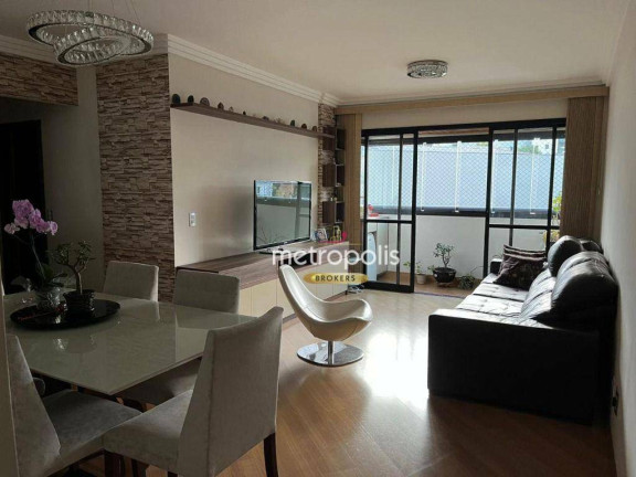 Apartamento com 3 Quartos à Venda, 98 m² em Vila Valparaíso - Santo André